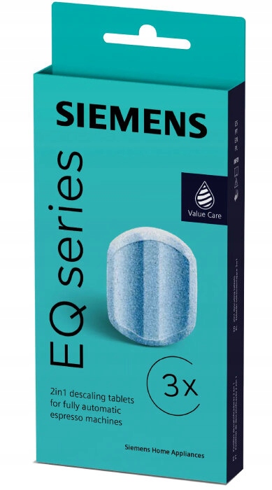 Siemens TZ80002A tablety na odstraňovanie vodného kameňa 3 ks.